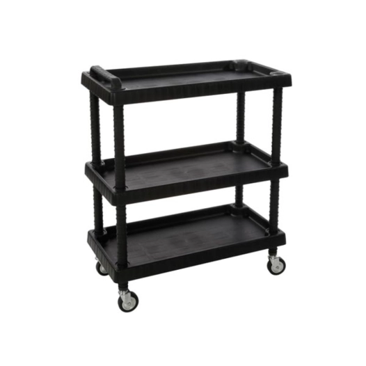 chariot porte-outils - 3 étagères - 75 x 37.5 x 92 cm