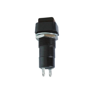 r18-23 bouton-poussoir on-(off) noir 3a/125v