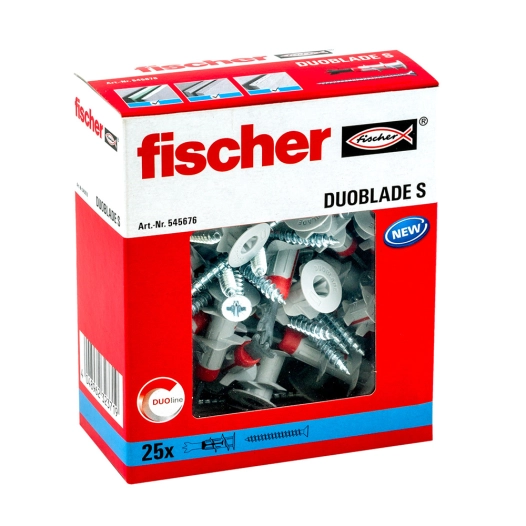 pack 20 buchon duoblade s + vis 545678 fischer