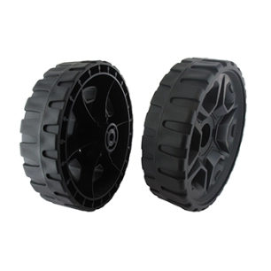 roue arrière pour tondeuse électrique bestgreen modèle suslm34e. origine: 1056784001.