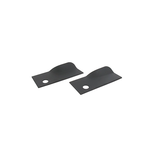 jeu de 2 couteaux adaptable pour tondeuse rover - l: 120mm, alésage central: 12mm. remplace origine: ao3830.
