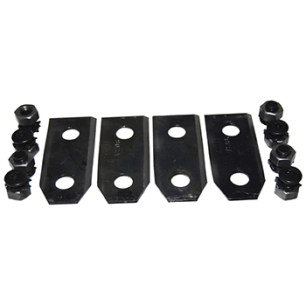 kit de 4 lames pour tondeuse brill. l: 70,1mm. remplace origine: 78964, 4099, 11353, e78964. -pl