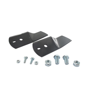 jeu de 2 ailettes soufflantes, avec boulons de fixation adaptables stiga pour machines park 107m, villa 92m, villa 107m. remplac