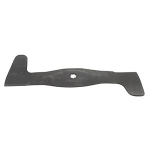 lame droite adaptable pour tondeuse autoportée john deere modèles x115r, x116r, x135r, x146r - l: 473mm, alésage central: 7 dent