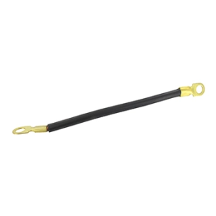 câble batterie noir à 6 conducteurs avec gaine poly vinyl ø oeillet : 10mm, l: 203mm.