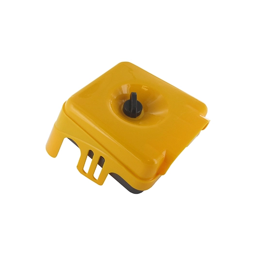 ensemble boitier de filtre à air de couleur jaune. origine stiga.