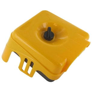 ensemble boitier de filtre à air de couleur jaune. origine stiga.