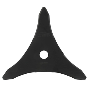 lame professionnelle 3 dents adaptable pour débroussailleuse - coupe de 300mm, alésage: 25,4mm, épaisseur: 4mm.