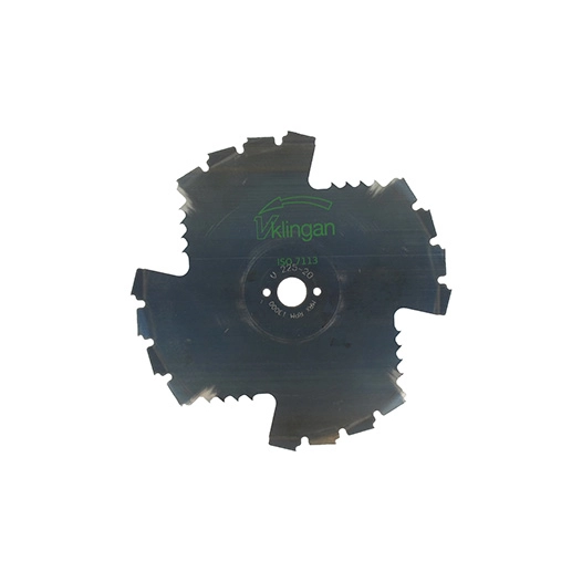 lame spéciale v-klingan adaptable pour débroussailleuse - coupe de 225mm, alésage: 20mm, épaisseur: 1,6mm. la lame de scie de d