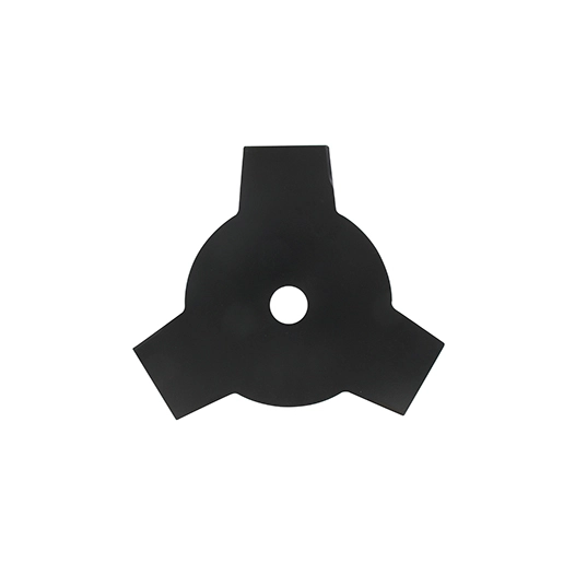 gamme professionnelle - lame 3 dents pleine adaptable pour débroussailleuse - coupe de 230mm, alésage: 25,4mm, épaisseur: 1,4mm.