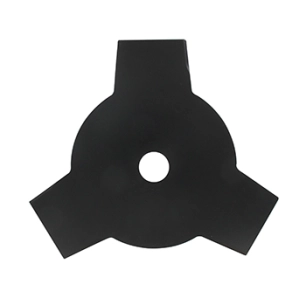 gamme professionnelle - lame 3 dents pleine adaptable pour débroussailleuse - coupe de 230mm, alésage: 25,4mm, épaisseur: 1,4mm.