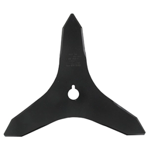 gamme professionnelle - lame 3 dents adaptable pour débroussailleuse - coupe de 300mm, alésage: 20,0mm, épaisseur: 4mm.