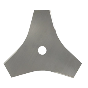 gamme professionnelle - lame 3 dents évidées adaptable pour débroussailleuse - coupe de 255mm, alésage: 25,4mm, épaisseur: 2mm.
