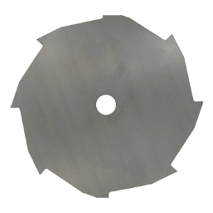 gamme professionnelle - lame 8 dents adaptable pour débroussailleuse - coupe de 250mm, alésage: 25,4mm, épaisseur: 2,0mm. -pl