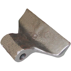 marteau pour broyeur agricole adaptable sur humus. ø: de fixation: 16,5mm, rayon: 88, largeur: 150mm -pl
