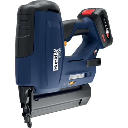 BNX50 - Cloueur à batterie 18V pour 8/20-50mm - Coffret + batterie 2.5Ah + chargeur - RAPID