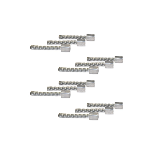 12 jeux de 12 brins de rechange pour têtes de désherbage métal 1610302 et 1610303.