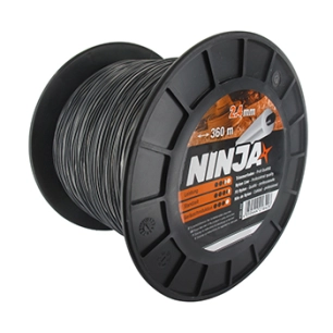 fil nylon rond ninja 2.4 mm 360 m.
