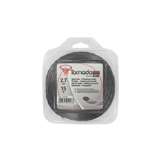 coque fil nylon copolymère ozaki tornado - longueur: 15m, ø: 2,70mm.