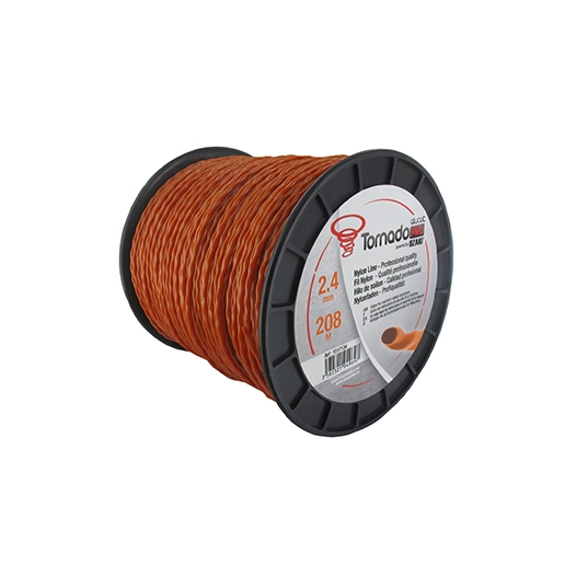 bobine fil nylon copolymère ozaki tornado alu - longueur: 208m, ø: 2,40mm.
