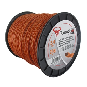 bobine fil nylon copolymère ozaki tornado alu - longueur: 208m, ø: 2,40mm.