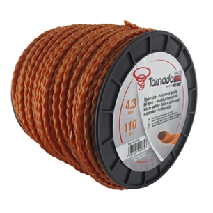 bobine fil nylon copolymère ozaki tornado alu - longueur: 110m, ø: 4,30mm.
