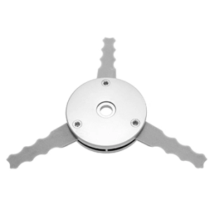 tête couteaux dominator saw 3 lames en dents de scie, alu/plastique adaptée pour un usage intensif et professionnel. convient po