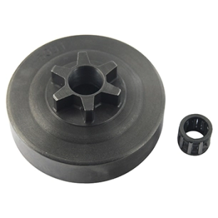 pignon étoile 3/8 lp - 6 dents adaptable pour tronçonneuse husqvarna modèles 36, 41, 136, 137, 141, 142, 236 - jonsered modèles