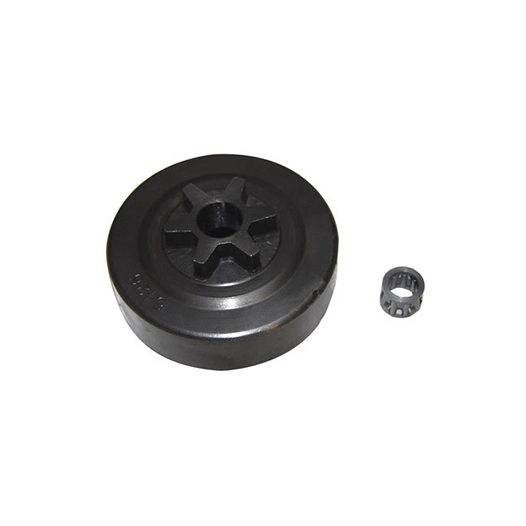 pignon étoile 3/8 lp - 6 dents adaptable pour tronçonneuse homelite modèles 20, 23, 25, 27, 2500, 2700, 3300, 3314, 3316, 3350,