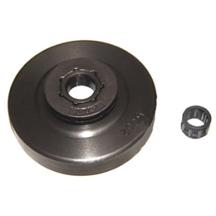 pignon à bague 3/8 - 7 dents adaptable pour tronçonneuse echo modèles cs400, cs420, cs440, cs3600, cs3700, cs3900, cs4000, cs41