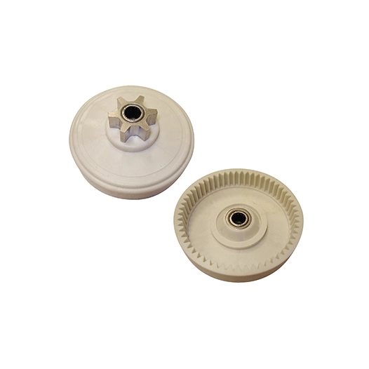 pignon plastique 3/8 lp - 6 dents adaptable pour tronçonneuse électrique al-ko, mcculloch, partner. remplace origine: 460663, 53