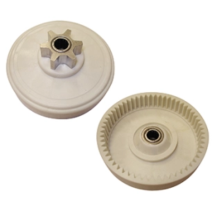 pignon plastique 3/8 lp - 6 dents adaptable pour tronçonneuse électrique al-ko, mcculloch, partner. remplace origine: 460663, 53