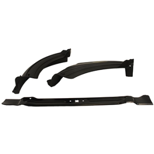 kit mulching et déflecteur 76 cm origine mtd pour minirider 76 rde. origine 196-334-600, 196334600.
