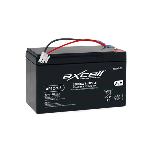 batterie agm 12v - 7,2a - 86,4wh adaptable pour robots robomow modèles rx12u, rx20 pro, rx20u - wolf modèles loopo s150, loopo s
