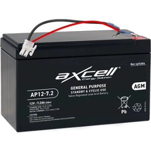 batterie agm 12v - 7,2a - 86,4wh adaptable pour robots robomow modèles rx12u, rx20 pro, rx20u - wolf modèles loopo s150, loopo s