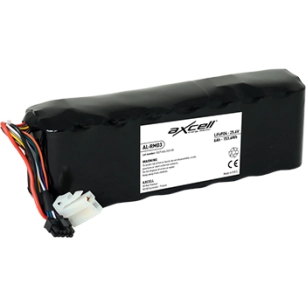 batterie lifepo4 25,6v - 6,0a - 76,8wh adaptable pour robots robomow modèles rs612, rs622, rs635 - wolf garten modèles rs1000, r