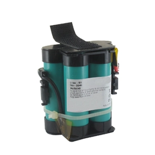 batterie lithium 18v - 2a pour tondeuse robot adaptable pour robots flymo modèles 1200r - gardena modèles r38li, r40li, r45li,