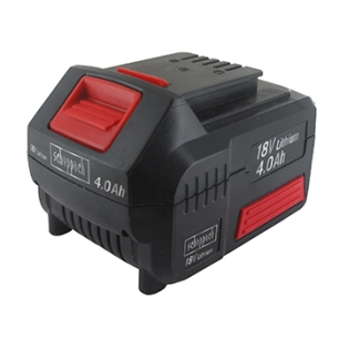 batterie lithium/ion 18v 4,0ah scheppach pour tondeuses lmb400, gs18-3li, tt40-li18v, coupe bordures rt2300, taille haies htb400