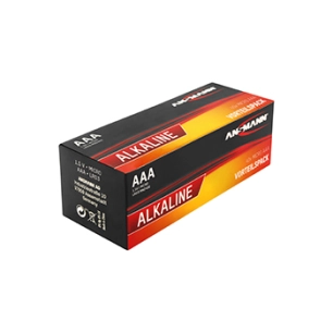 lot de 40 piles alkalines 1,5 v aaa / lr03.