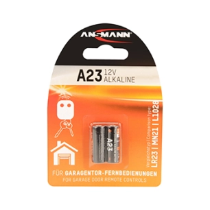 lot de 2 piles alcalines 12 v a23 / lr23.