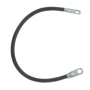câble batterie noir à 6 conducteurs avec gaine poly vinyl ø oeillet : 10mm, l: 405mm.