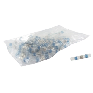 sachet de 50 raccords de câble 2 connexions à sertir et thermo-rétractables pour robot ambrogio / wiper. s'utilise avec notre ga