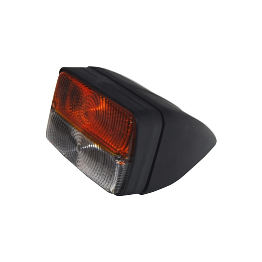 feu latéral avant incliné 22° adaptable - l: 120mm, h: 80mm -pl