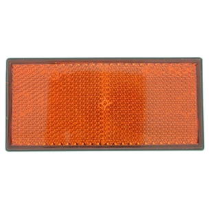 catadioptre orange adhésif adaptable - 90 x 40 mm