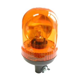 gyrophare adaptable 12v, ampoule 55w, sur tige -pl