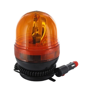 gyrophare adaptable 12v 55w avec fixation base magnétique et ventouse. ampoule h1.