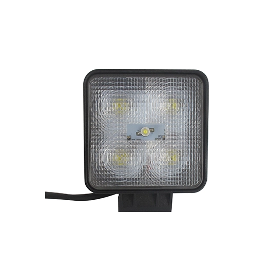 projecteur de travail à 5 led bi-voltage 10-30v, 1100 lm, puissance 5 x 3w 15w. montage à vis, faisceau d'éclairage large 20°~5
