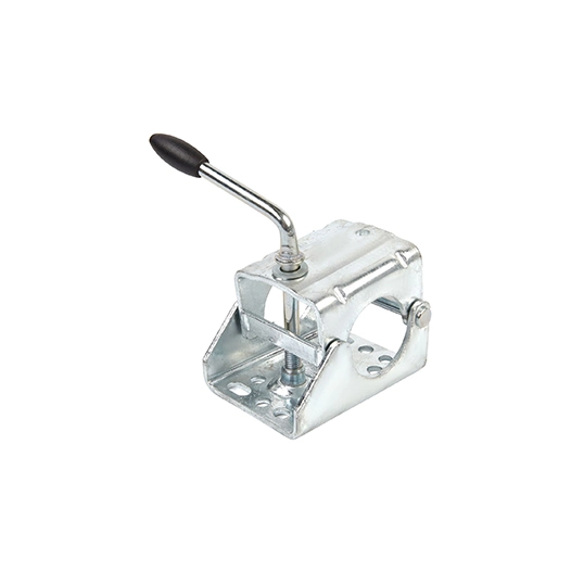 bride de fixation pour roue jockey d'attelage 60 mm.