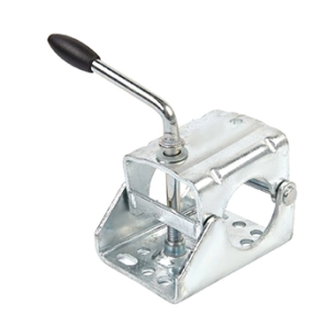 bride de fixation pour roue jockey d'attelage 60 mm.