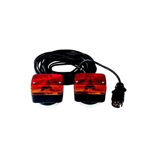 système d'éclairage ar 12v + prise 7 broches, avec support magnétique.